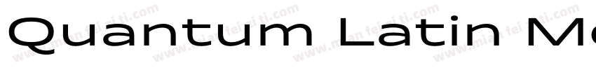 Quantum Latin Medium字体转换